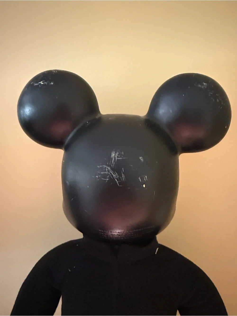 Vintage Hasbro Marching Mickey Mouse Plush Vinyl Head Hong Kong Disney 1970s